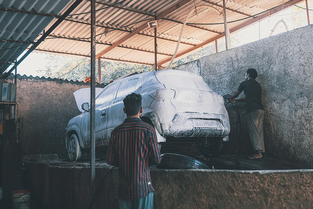 Car wash in India