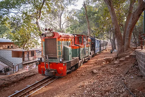 The famous toy train of Matheran