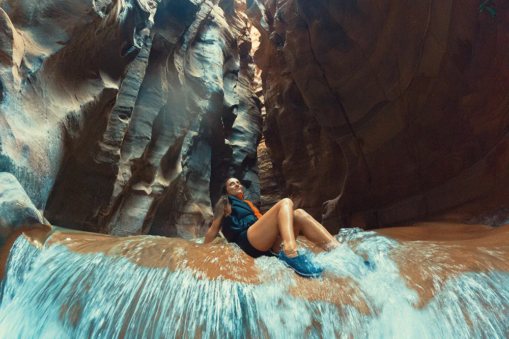 Woman in Wadi Mujib