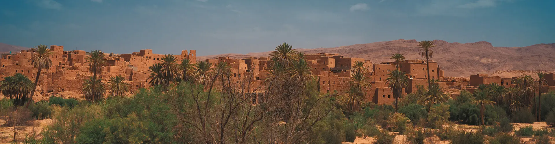 Dirt made city in Morocco