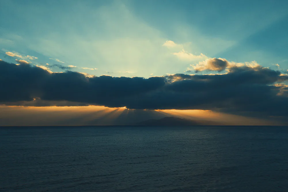 Sunrise in Tinos, Greece
