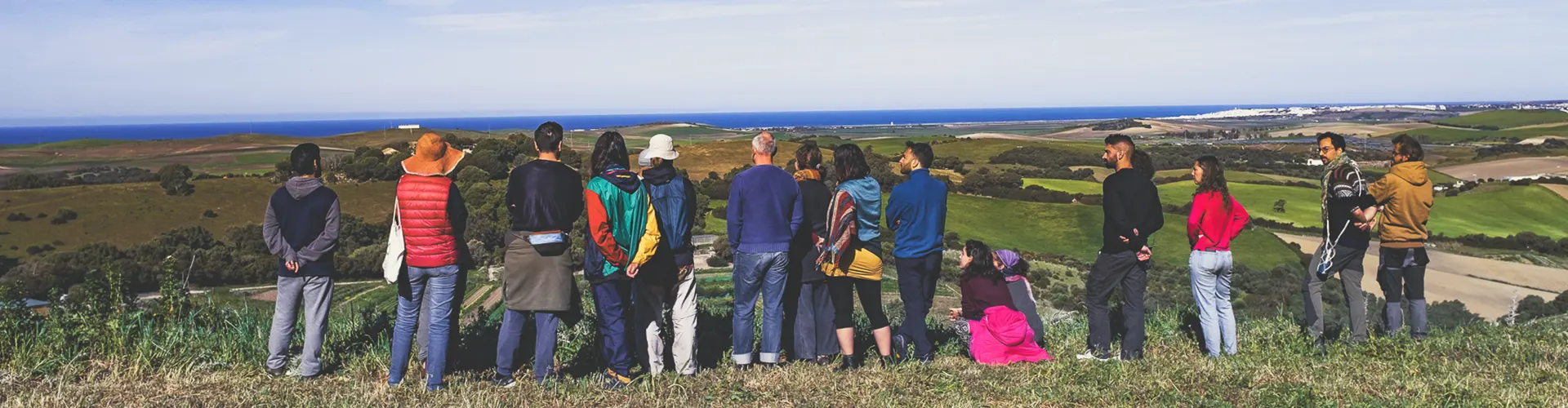 The erasmus group looking at the horizon