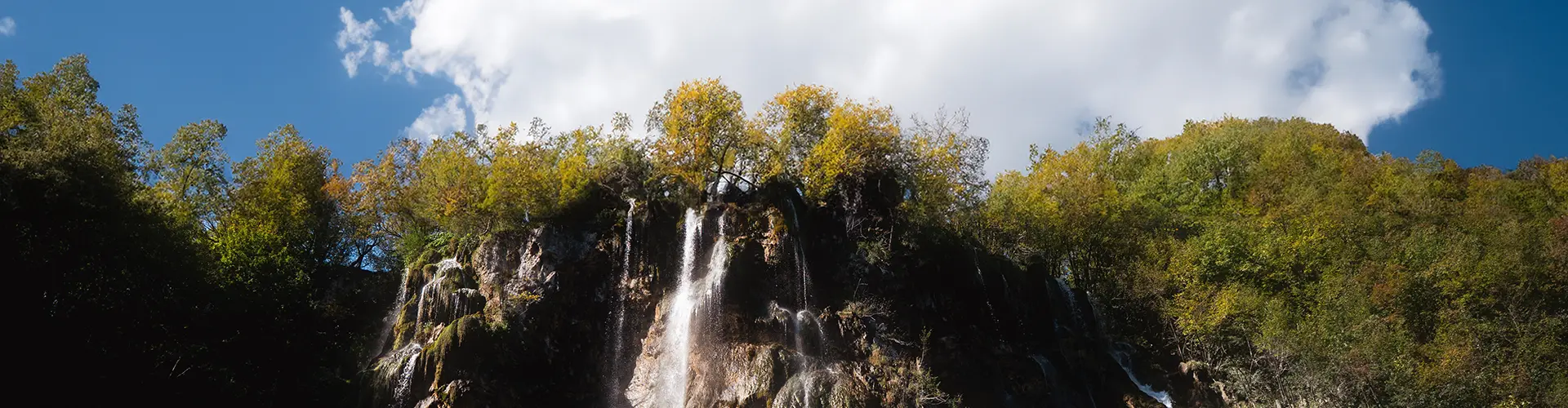 Plitvice highest waterfall, Croatia