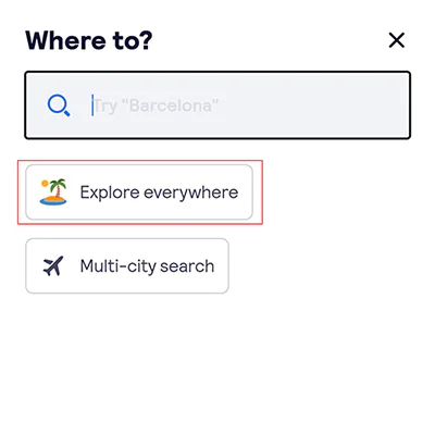 Skyscanner procedure, step Bonus